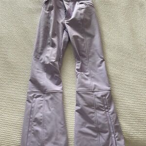 Elegant Lavender Women's Flared Pants